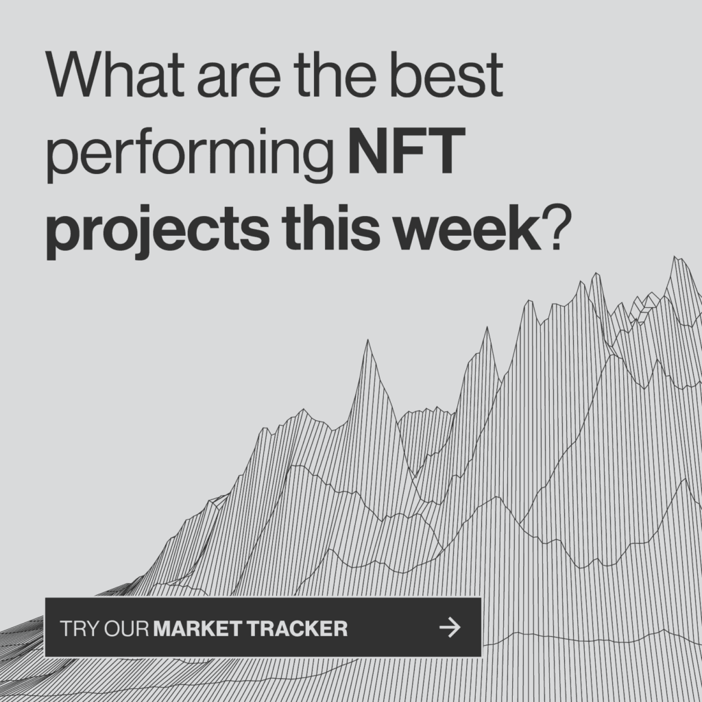 What are the best performing NFT projects this week? Try our market tracker