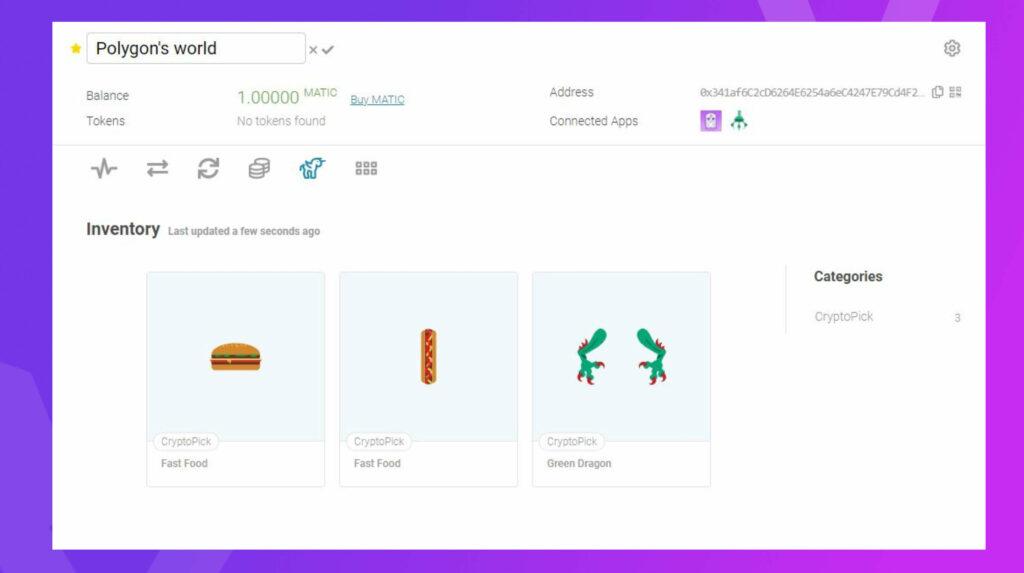 venly wallet screenshot