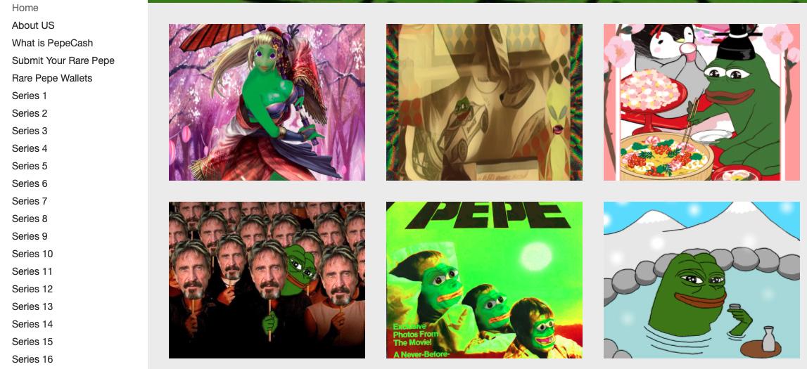 bitcoin nft rarepepe