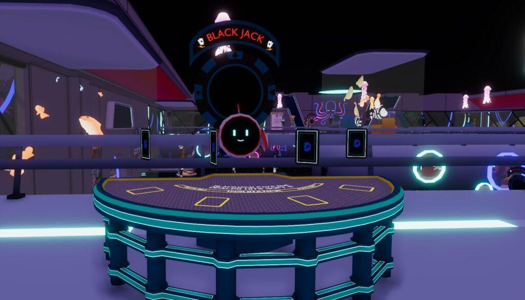 decentraland aquarium black jack