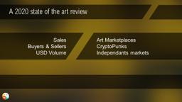 NFT Art Market review 2020