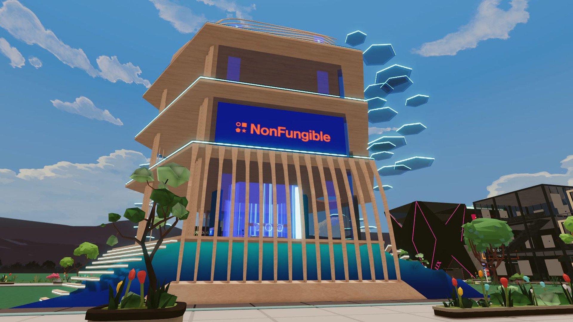 The NonFungible.com HQ in Decentraland is now open!