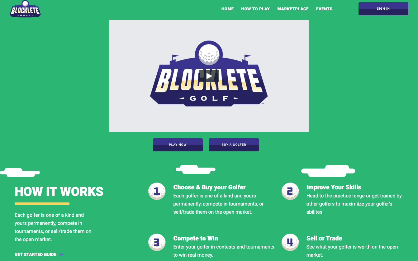 blocklete homepage