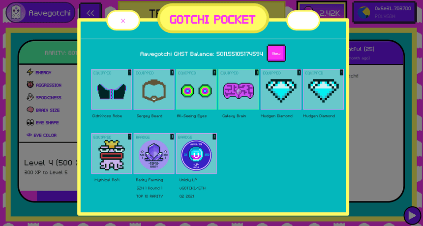 aavegotchi pocket