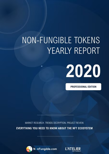 2020 Yearly NFT Market Report cover
